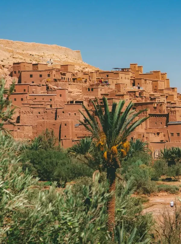 The ancient mud-brick city of Ait Ben Haddou near Ouarzazate.